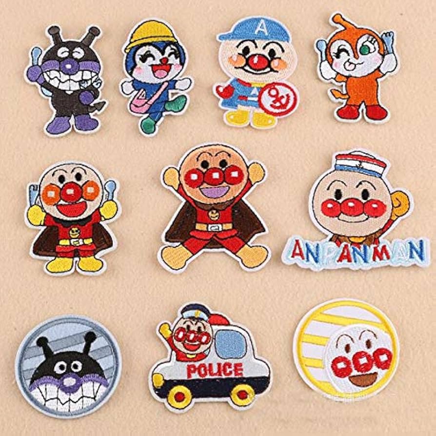 Amazon.co.jp: 10 ピース/セット漫画アニメアンパンマンアイアン